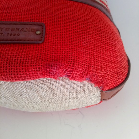 LUCKY BRAND Raffia Medium Striped Look Shoulder Bag - Picture 8 of 11